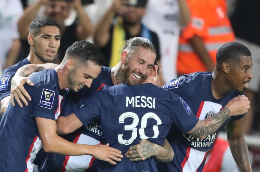Messi, Neymar y Sergio Ramos dan Supercopa al PSG