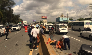 Fallecen dos empleados de Obras Públicas atropellados en Las Américas