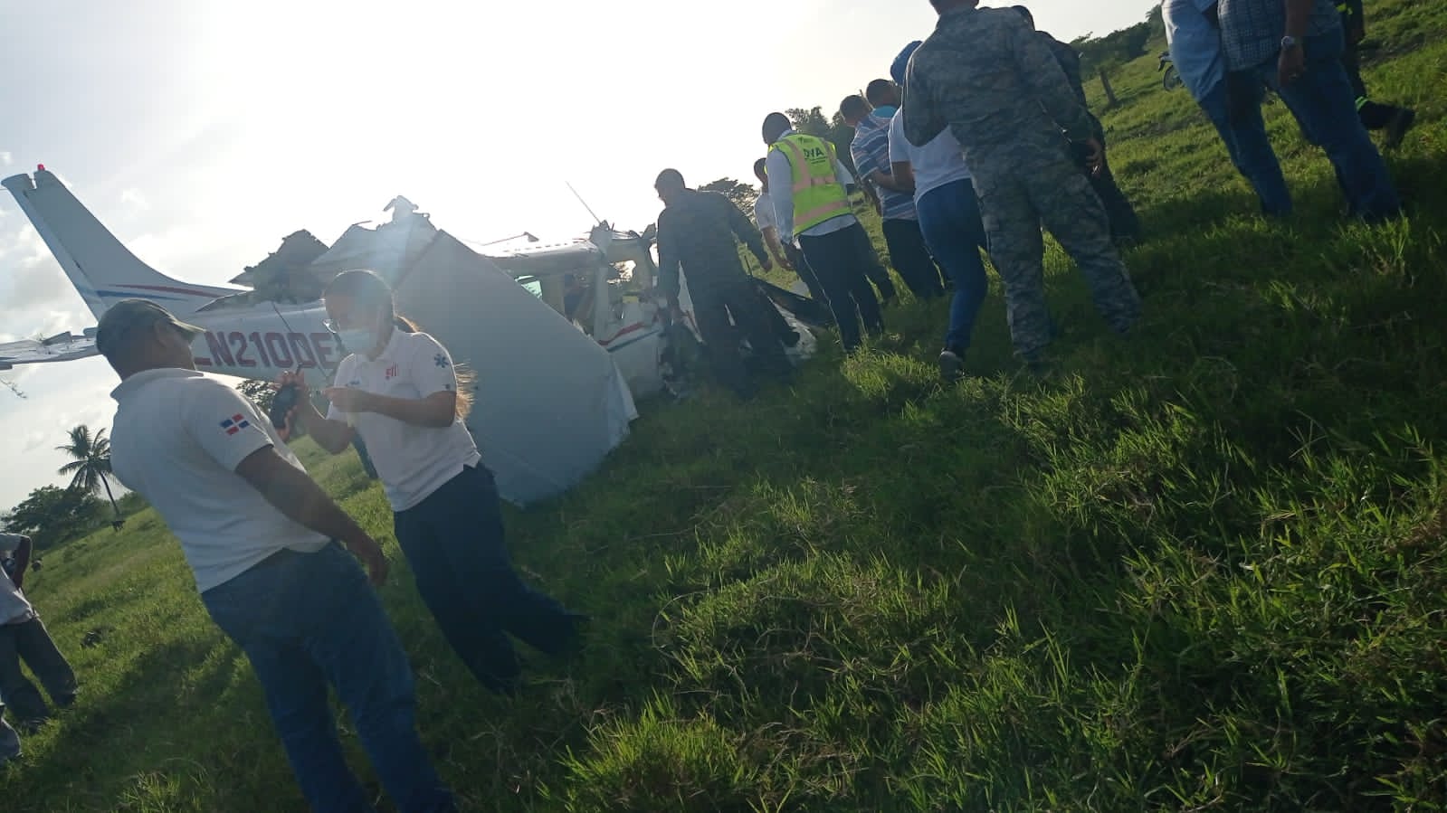 Al menos un muerto y un herido tras desplomarse avioneta en Puerto Plata