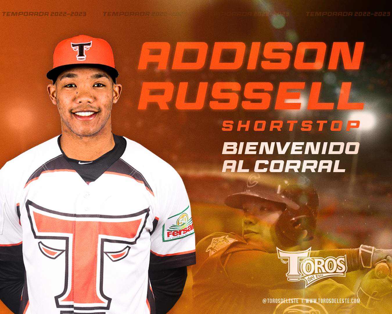 Toros anuncian contratación del infielder Addison Russell