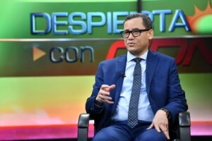 Eddy Olivares durante su entrevista en Despierta con CDN