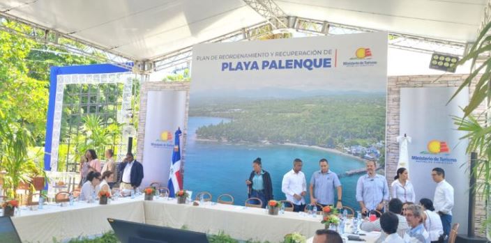 Abinader inicia Plan de Reordenamiento y Recuperación Playa Palenque con una inversión de RD$90 millones