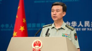 Su Qian, portavoz del Ministerio de Defensa de China