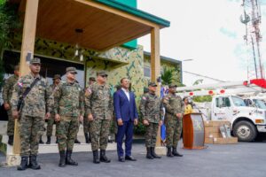Edesur y Ejército inician acondicionamiento del sistema de luminarias en Campamento Militar
