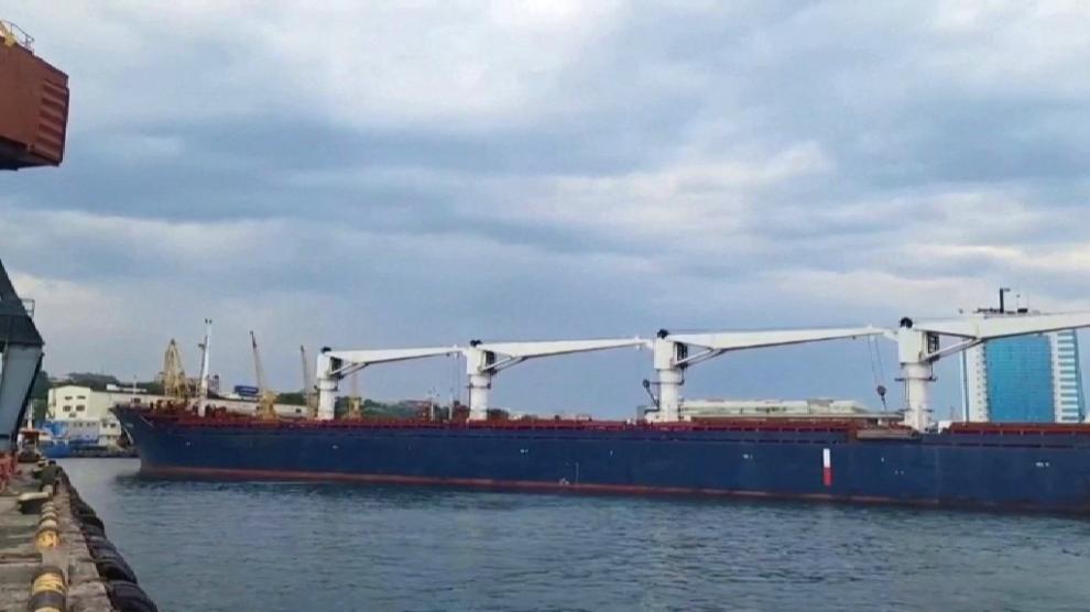 Zarpa el primer buque cargado con cereal ucraniano rumbo al Líbano