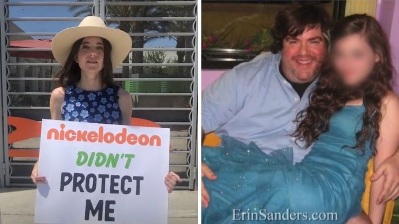 Alexa Nikolas de ‘Zoey 101′ protestó a las afueras de Nickelodeon por abuso infantil