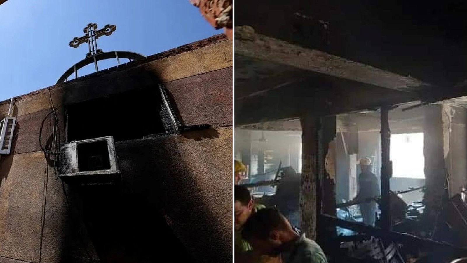 Incendio de una iglesia en Egipto deja más de 40 muertos