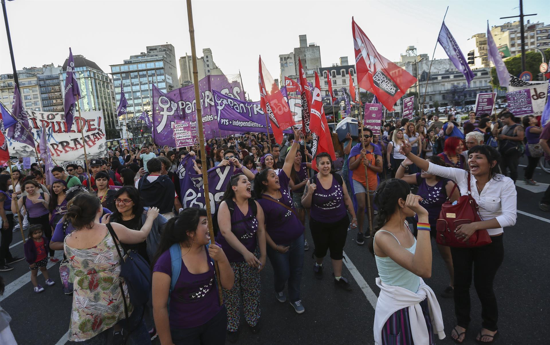 Argentina sufrió un feminicidio cada 29 horas en los primeros ocho meses de 2022