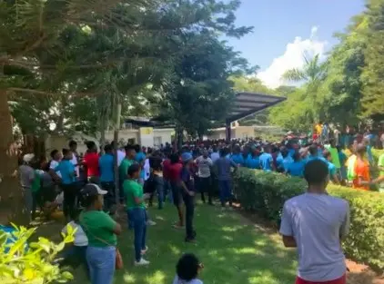 Haitianos crean el caos en empresa CODEVI en Juana Méndez; genera tensión en frontera
