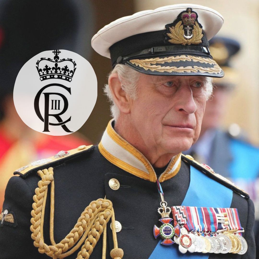 El nuevo monograma del Rey Carlos III hace su debut
