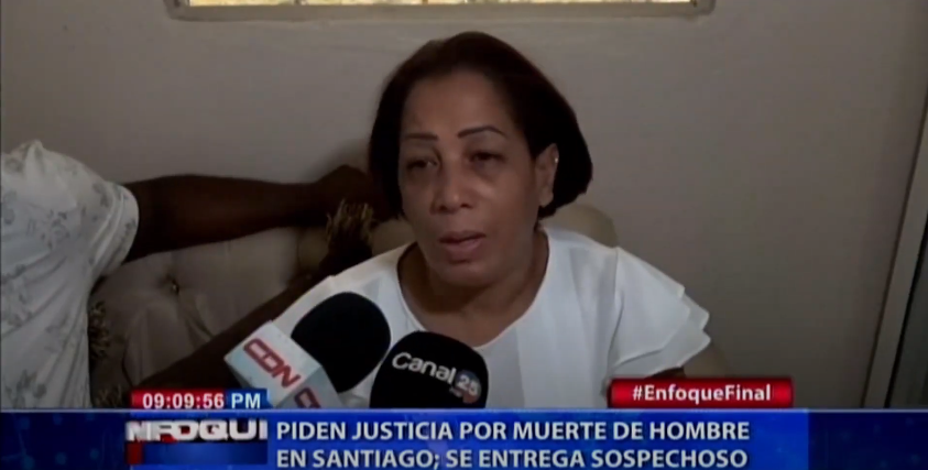 Sospechoso se entrega tras la muerte de hombre en Santiago