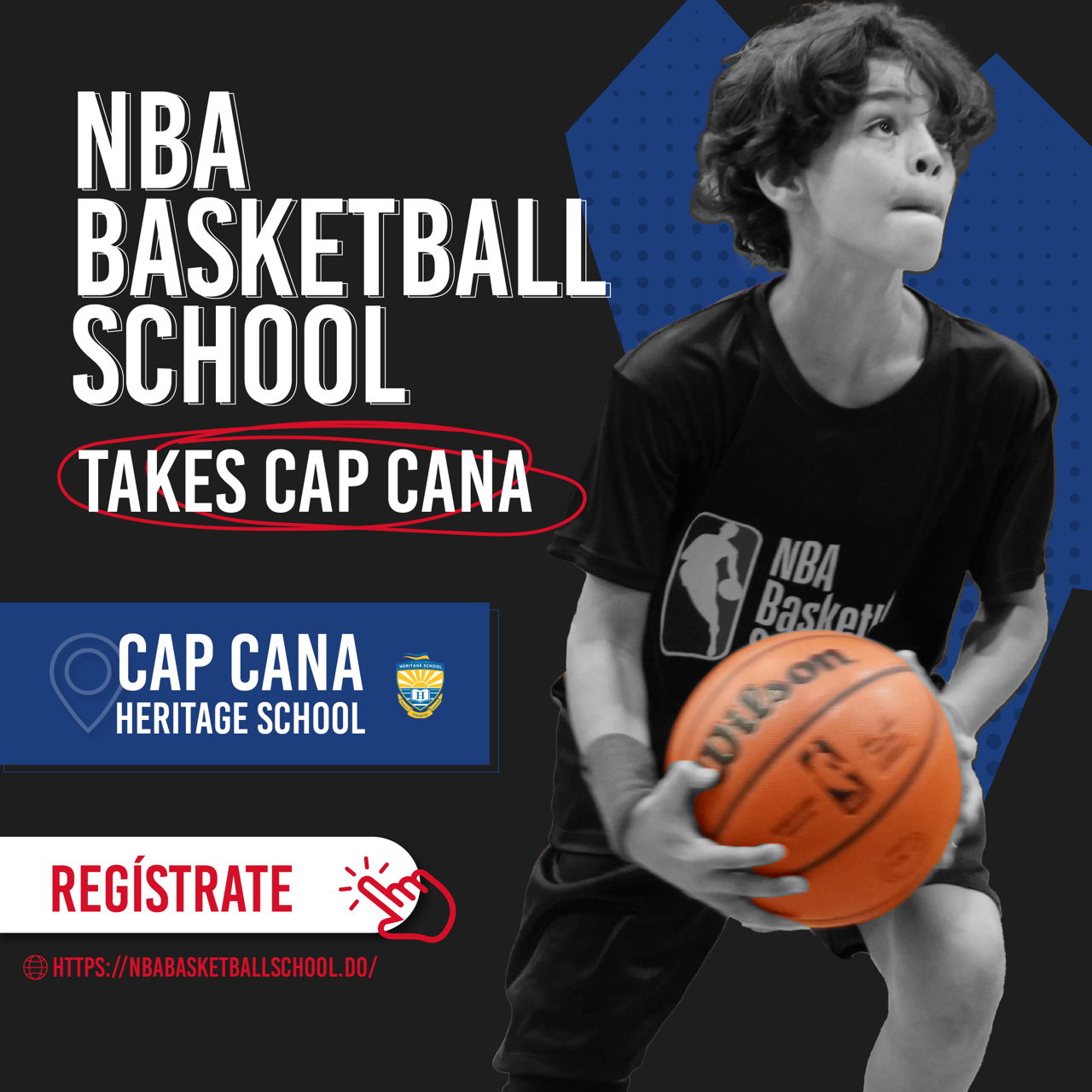 NBA Basketball School RD lleva su campamento a la Ciudad Destino Cap Cana