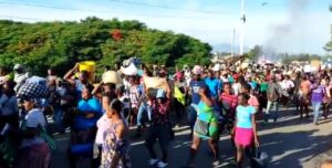 Manifestaciones en Haití dificulta actividades comerciales en Dajabón