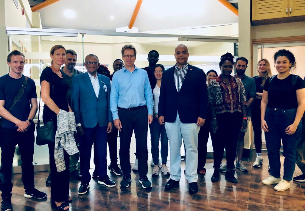 Migración y MIREX reciben embajador y cónsul de Alemania en Haití