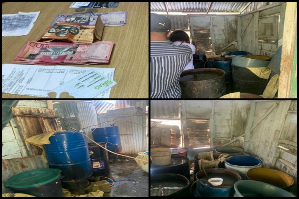 Policía y Ministerio Público desmantelan laboratorio clandestino de preparar "clerén"