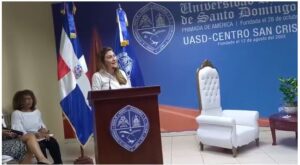 UASD celebra 484 aniversario junto a alcaldesa Carolina Mejía en San Cristóbal 