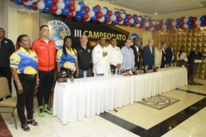 Mesa de Honor tercer Mundial Dominó Santo Domingo 2022