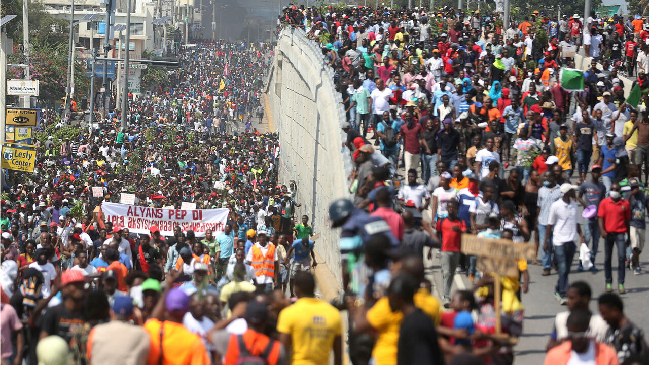 Miles de haitianos convocados a protestar contra posible intervención