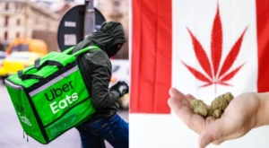 Uber Eats empieza a repartir cannabis a domicilio en Canadá 