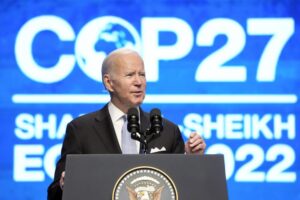 COP27: Biden llama a redoblar esfuerzos contra cambio climático