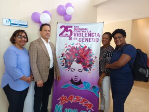 Hospital de Yamasá  dice un no a la violencia contra  la mujer 