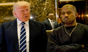 Critican a Trump por cenar con Kanye West