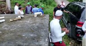 Alcalde de Las Terrenas entrega reservorio de agua en Hoyo del Cacao
