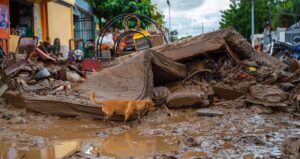 Gobierno lleva ayuda a familias afectadas por las lluvias en Los Girasoles 
