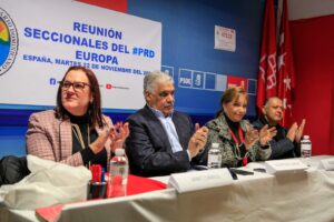 Miguel Vargas recibe apoyo de seccionales PRD en Europa como precandidato presidencial 