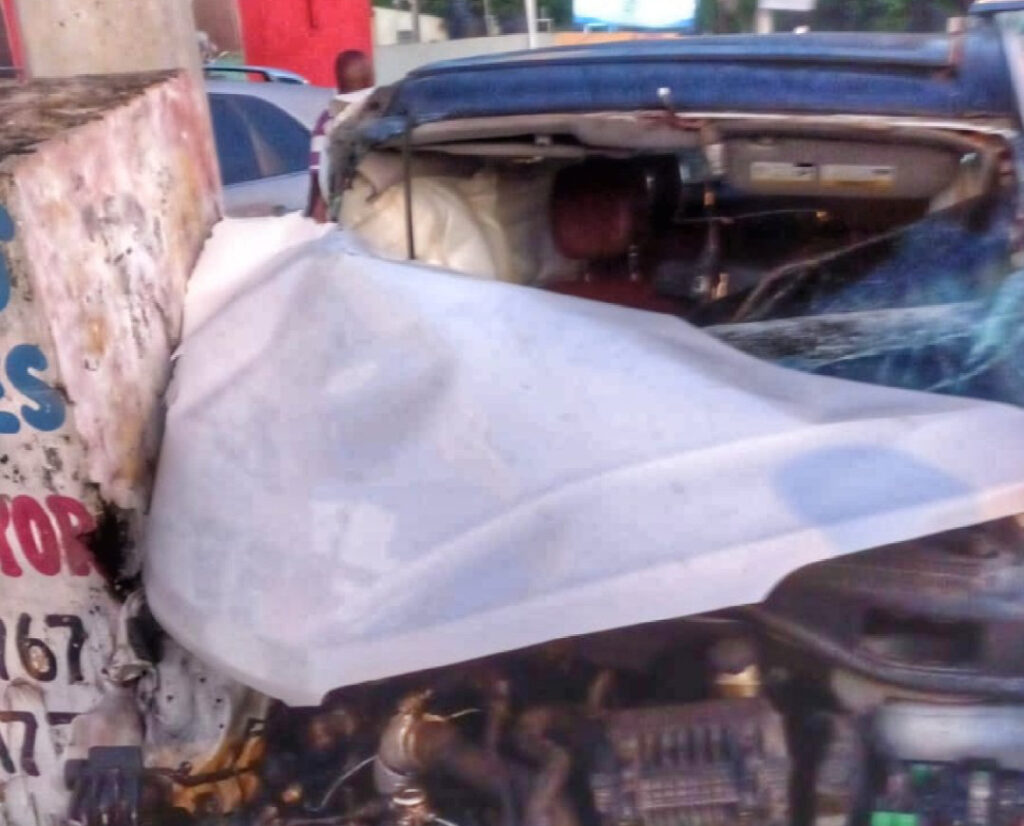 Mujer muere durante accidente de tránsito en Santo Domingo Oeste