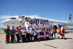 Arajet hace vuelo de reconocimiento a La Romana desde Bogotá