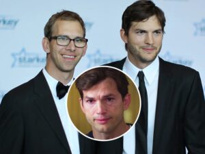 Ashton Kutcher llora al recordar muerte de su hermano gemelo