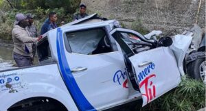 Mueren dos empleados de PROPEEP en accidente en Ocoa