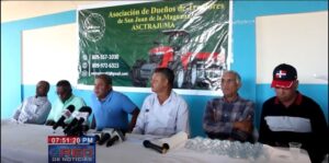 Dueños tractores de San Juan y Elías Piña demanda pago de casi 300 MM
