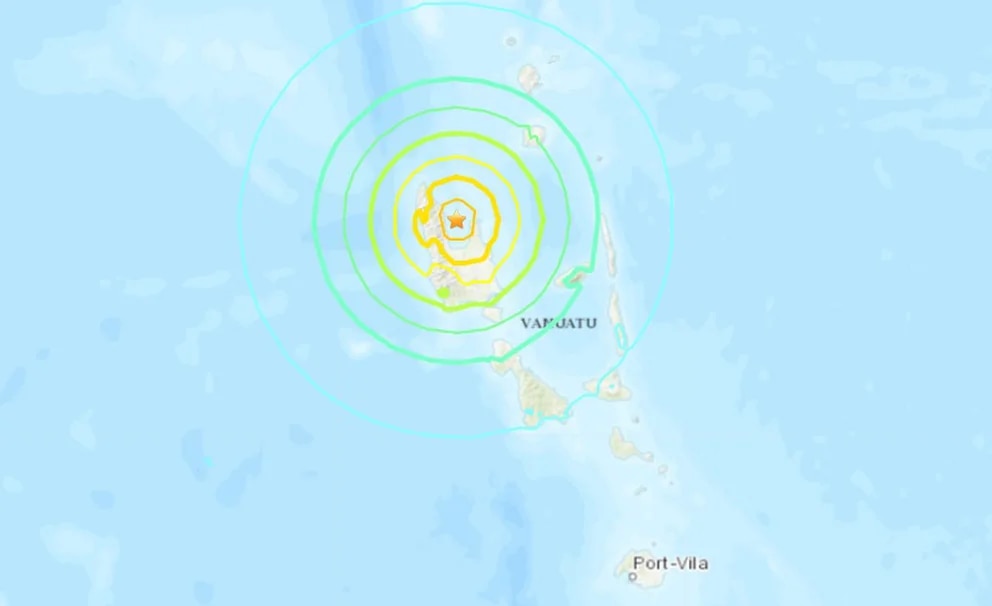 Alerta de tsunami en Vanuatu tras un terremoto de magnitud 7