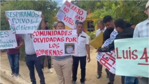 Protestas pacíficas para exigir obras en Sánchez Ramírez