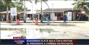 Residentes Boca Chica se quejan de agua residuales
