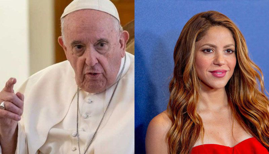 Hasta el Papa Francisco reaccionó a la canción de Shakira