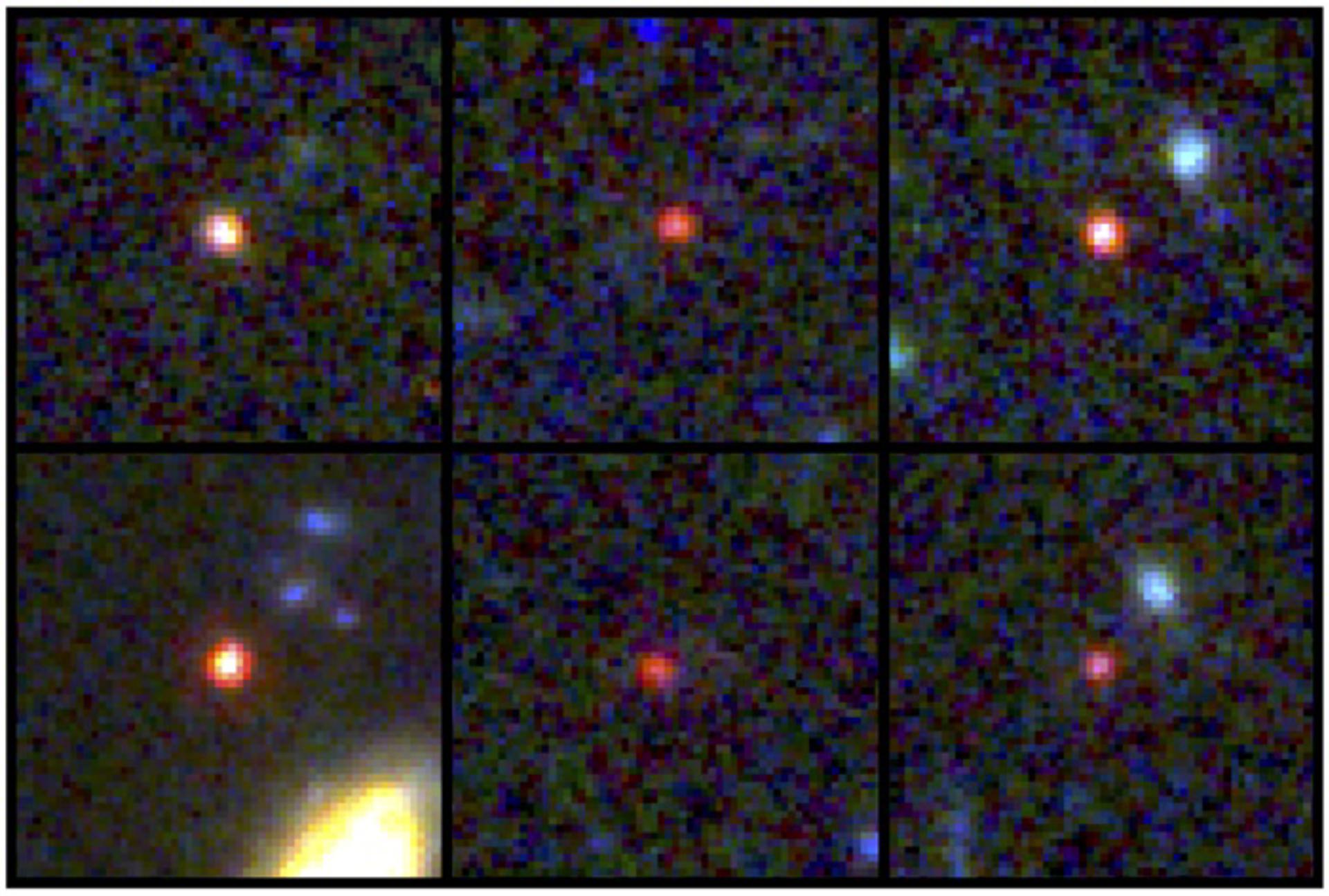Descubren "enormes" galaxias en el universo temprano