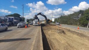 Trabajos autopista Duarte avanzan a buen ritmo
