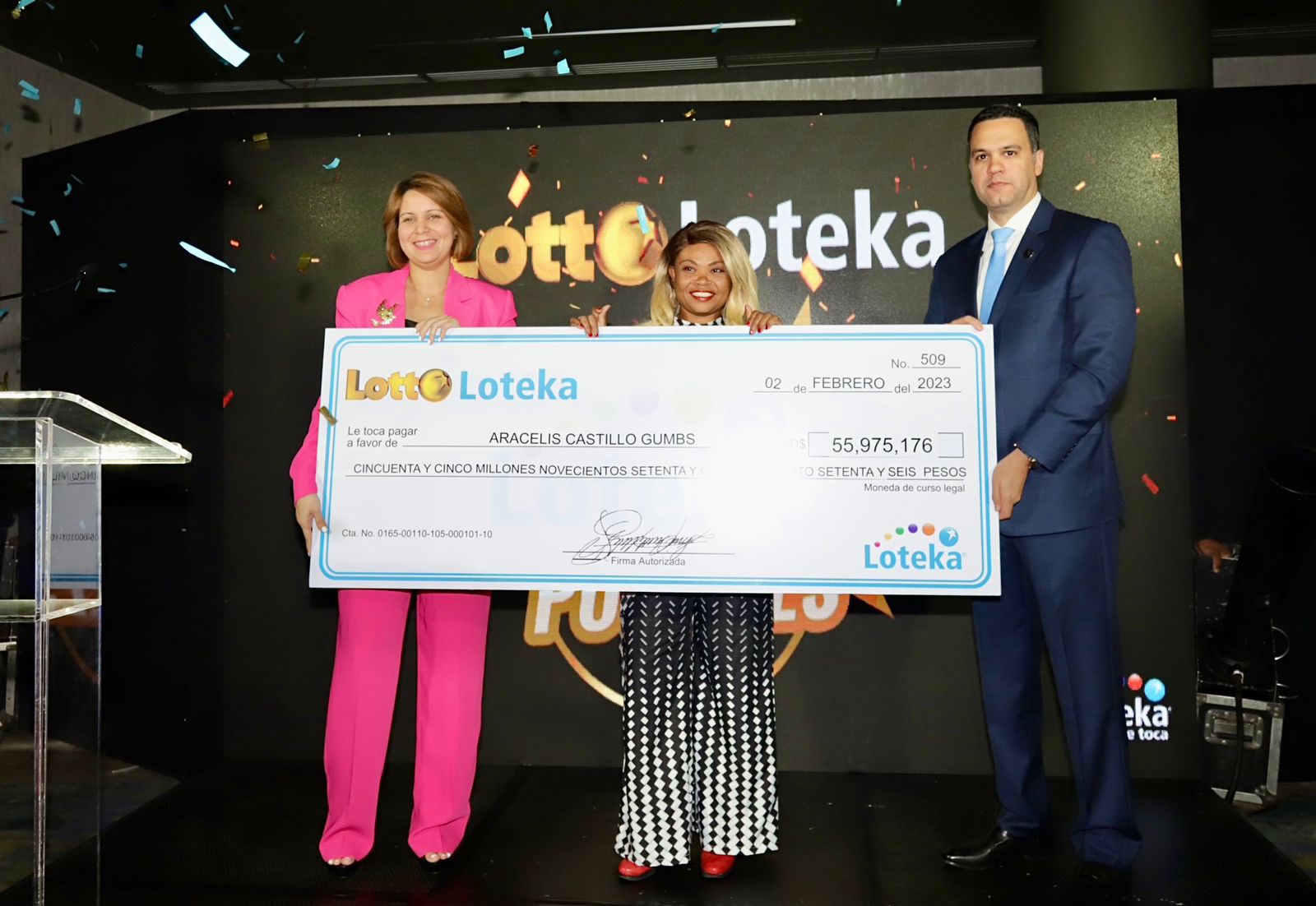 Trabajadora Doméstica gana 55.9 millones de pesos con LottoLoteka
