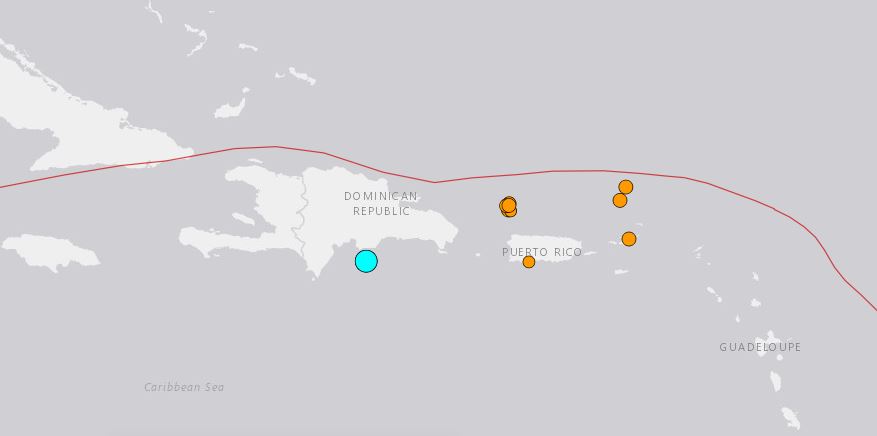 Se registra temblor de tierra de magnitud aproximada 5.3