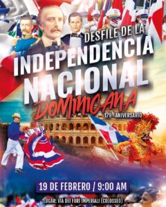 Dominicanos en Roma celebrarán la Independencia Nacional con un carnaval