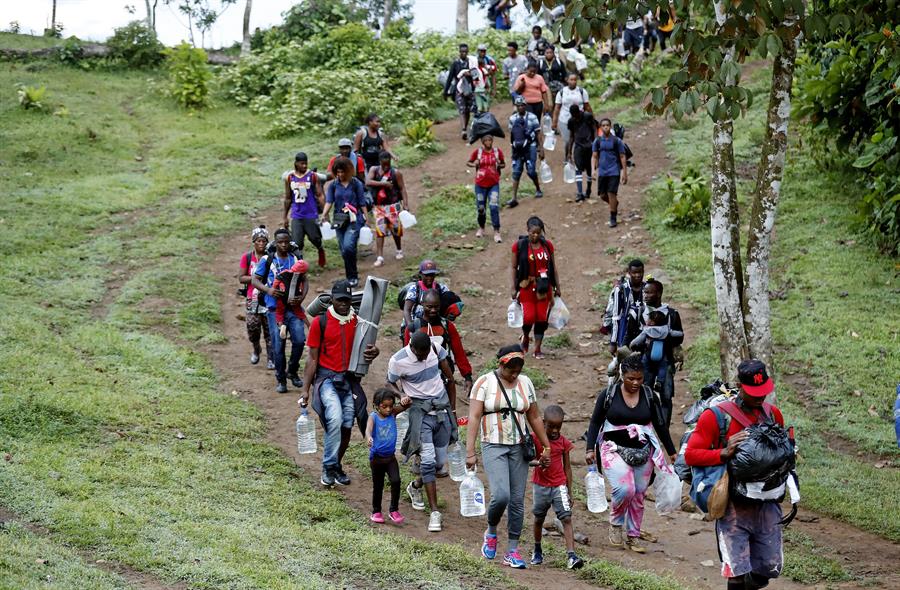 Más de 45.000 migrantes irregulares cruzaron el Darién en lo que va de año