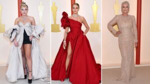 Brillo y glamour en la alfombra champagne de los Premios Óscars