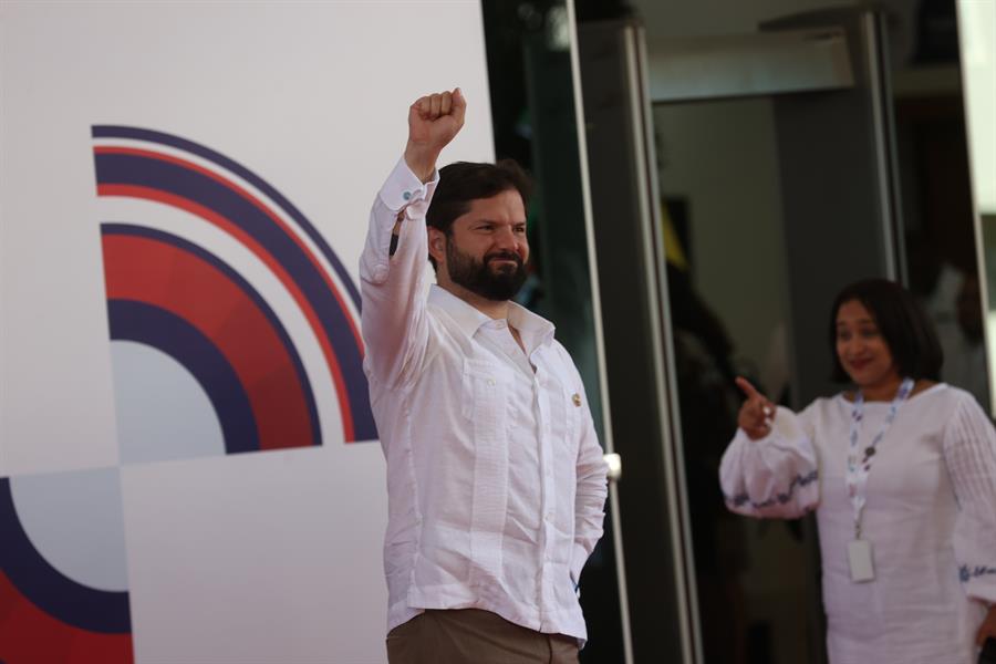 Boric denuncia "la dictadura" de Ortega en Nicaragua
