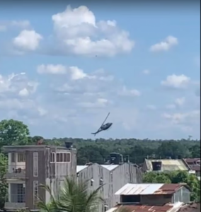 Helicóptero del Ejército cae en un barrio de Quibdó