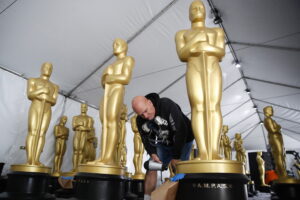 Vista de los preparativos de la edición 95 de los premios Óscar, el 10 de marzo de 2023, en Los Ángeles, California (EE.UU.). EFE/Caroline Brehman