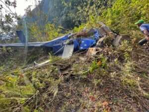 Confirman muerte de piloto tras caer helicóptero en Los Cacaos