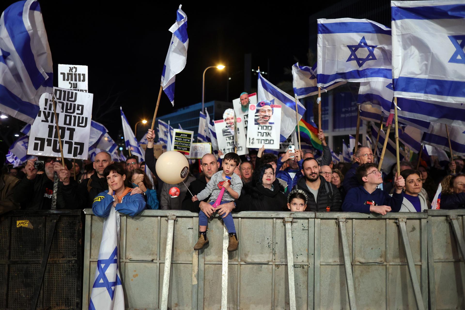Israel sociedad civil convoca una semana de parálisis en protesta